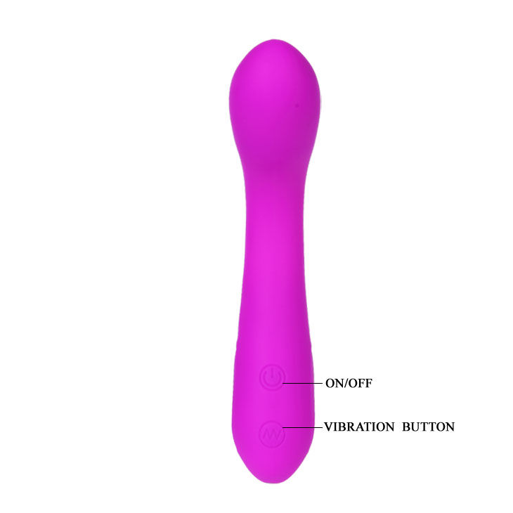 High Tech-Tony Massaggiatore Lilla-Silicone, 12 velocità, Ricaricabile, USB — PRETTY LOVE · Vibratori (imaginea 5)
