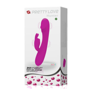 High Tech-Vibratore Smart con Rabbit, 30 modalità Hunter-12 velocità — PRETTY LOVE · Vibratori (immagine 9)