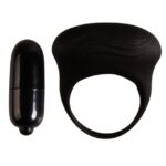 For Him-Bertram Anello Vibratore Nero-Silicone — PRETTY LOVE · Anelli & Guaine per pene