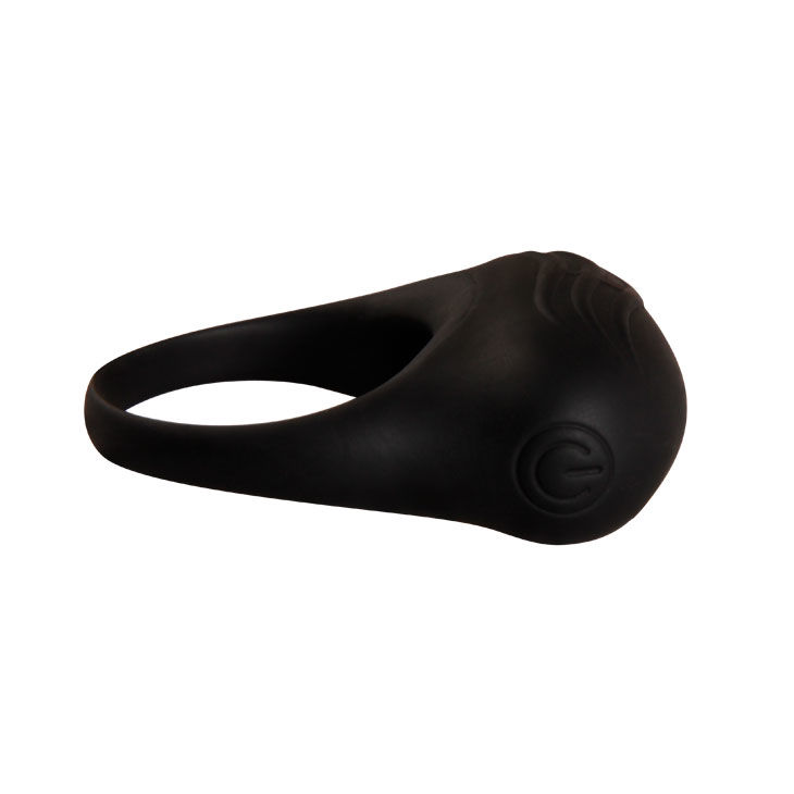 For Him-Bertram Anello Vibratore Nero-Silicone 2 For Him-Bertram Anello Vibratore Nero-Silicone — PRETTY LOVE · Anelli & Guaine per pene (immagine 2)