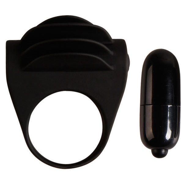 For Him-Chester Black Anello Vibratore-Silicone — PRETTY LOVE · Anelli & Guaine per pene