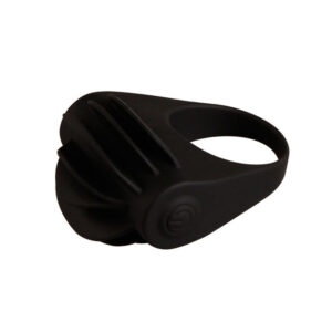 For Him-Chester Black Anello Vibratore-Silicone — PRETTY LOVE · Anelli & Guaine per pene (immagine 3)
