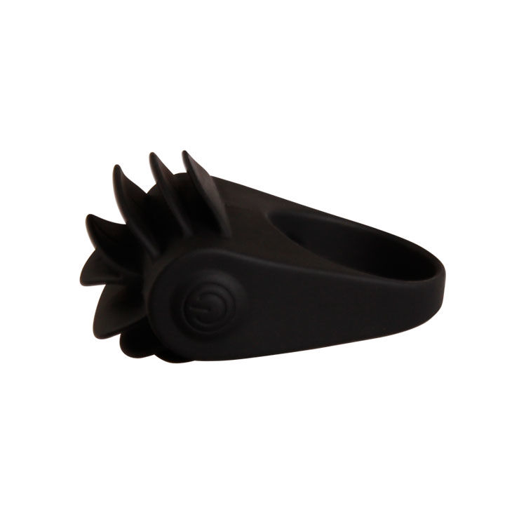 For Him-Chester Black Anello Vibratore-Silicone — PRETTY LOVE · Anelli & Guaine per pene (immagine 4)