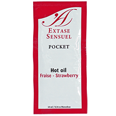 Extase Sensual-Ulei Stimulent Căpșuni 10 Ml · Lubrifiant