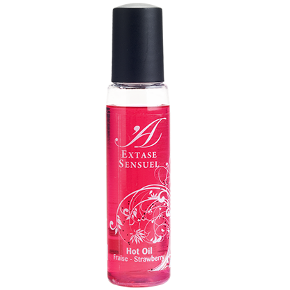 Extase Sensual-Ulei Stimulant cu Aromă de Căpșuni Heat Trip 35 Ml · Masaj Erotic