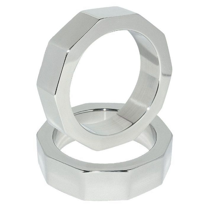 Metal Hard-Anello di noce per pene e testicoli 55 mm