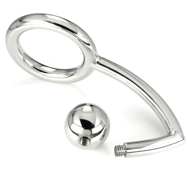 Metal Hard-Anello fallico con Gancio Anale Intruder 45MM 2 Metal Hard-Anello fallico con Gancio Anale Intruder 45MM · Accessori BDSM (imaginea 2)