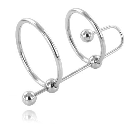 Metal Hard-Anello Estremo con Soppressore Uretrale · Accessori BDSM