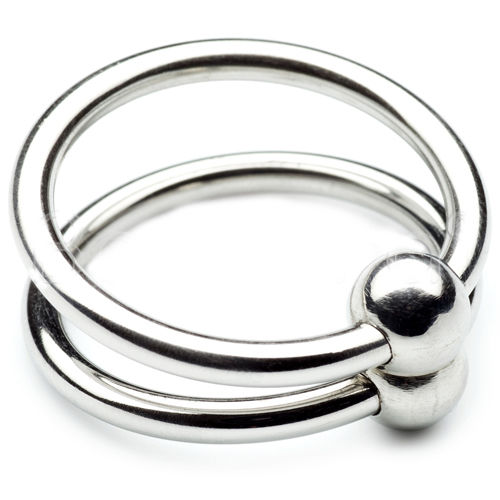 Metal Hard-Anello doppio per glande 28mm · Accessori BDSM (imaginea 2)
