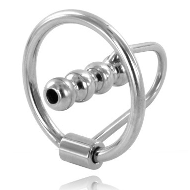 Metal Hard-Anello per glande con spina uretrale 28mm · Accessori BDSM