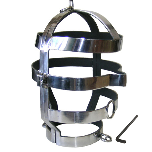 Metal Hard-Maschera con collana in acciaio