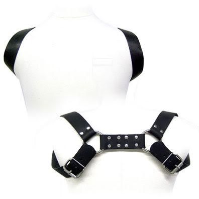 Leather Body-Imbracatura Holster in pelle per gli uomini · Accessori BDSM