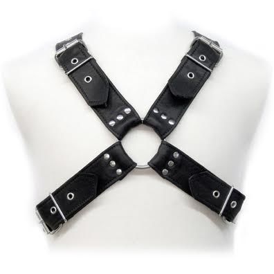 Leather Body-Imbracatura con Fibbie-Pelle Ecologica · Accessori BDSM