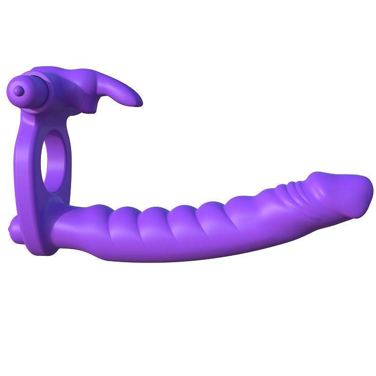 Fantasy C-ringz-Vibratore doppio silicone coniglio-acqua — PIPEDREAMS · Anelli & Guaine per pene