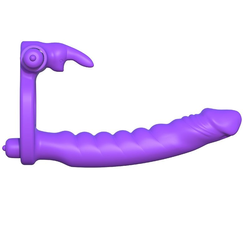 Fantasy C-ringz-Vibratore doppio silicone coniglio-acqua — PIPEDREAMS · Anelli & Guaine per pene (immagine 6)