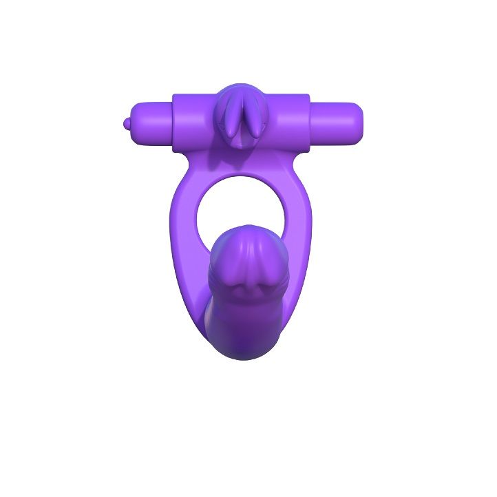 Fantasy C-ringz-Vibratore doppio silicone coniglio-acqua — PIPEDREAMS · Anelli & Guaine per pene (immagine 4)