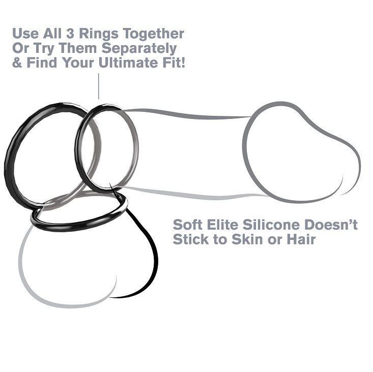 Fantasy C-ringz-Set 3 Anelli in Silicone per la Resistenza 2 Fantasy C-ringz-Set 3 Anelli in Silicone per la Resistenza — PIPEDREAMS · Anelli & Guaine per pene (imaginea 2)