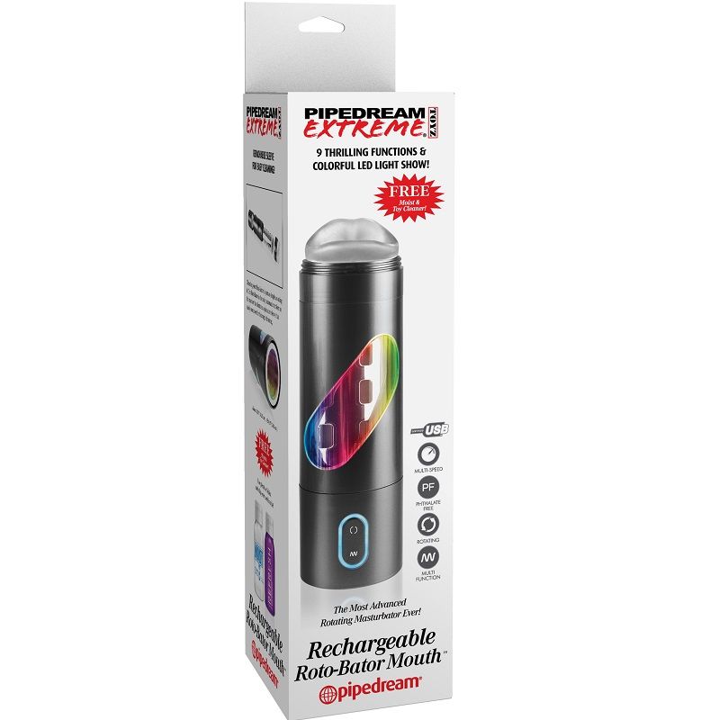 Extreme Toyz-Masturbatore Usb Roto-batter Maschio con Bocca Rd — PIPEDREAMS · Masturbatori (imaginea 6)