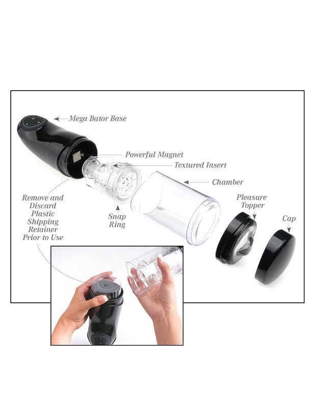 Extreme Toyz-Masturbatore Vaginale PDX Mega-Bator USB — PIPEDREAMS · Masturbatori (imaginea 6)
