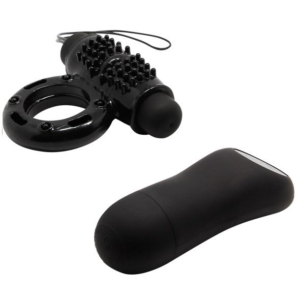 Baile For Him-Anello vibrante con telecomando Nero 20V-12 velocità · Anelli & Guaine per pene