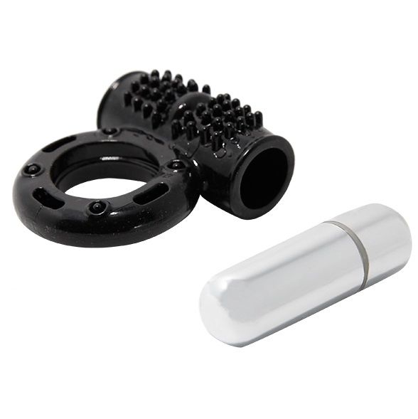Baile For Him-Power Ring Anello Vibratore 10V-TPR, 10 velocità · Anelli & Guaine per pene (imaginea 3)
