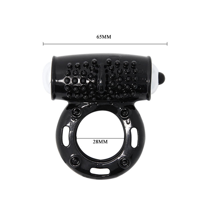 Baile For Him-Power Ring Anello Vibratore 10V-TPR, 10 velocità · Anelli & Guaine per pene (imaginea 4)