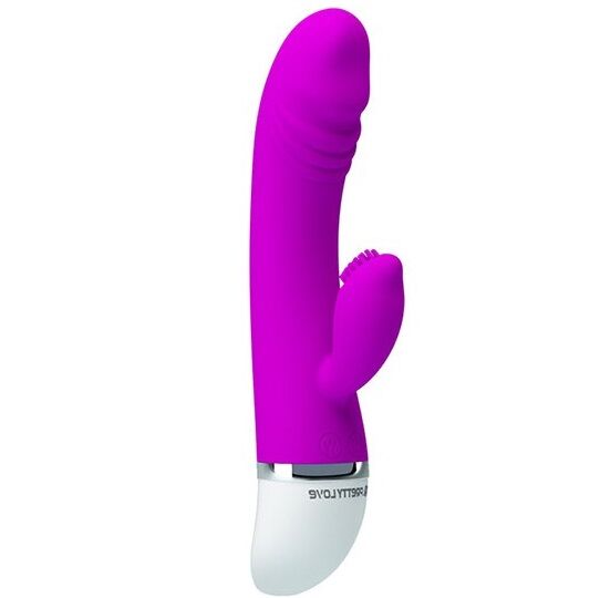 High Tech-Vibratore Flirt con Rabbit David-Silicone, 12 velocità — PRETTY LOVE · Vibratori