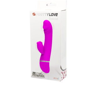 High Tech-Vibratore Flirt con Rabbit David-Silicone, 12 velocità 16 High Tech-Vibratore Flirt con Rabbit David-Silicone, 12 velocità — PRETTY LOVE · Vibratori (imaginea 8)