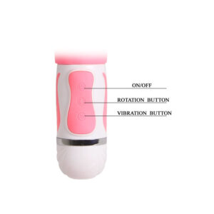 High Tech-Smart Steven Rabbit Rosa-Silicone, 12 velocità, Silenziosi — PRETTY LOVE · Vibratori (immagine 4)