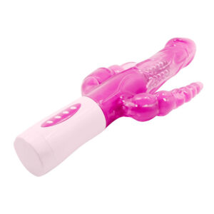 Baile Rotations-Pretty Bunny Triplo Vibratore Rotatore-12 velocità · Vibratori (imaginea 3)