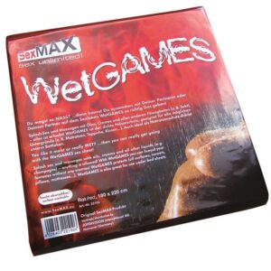 Joydivision Sexmax-Wetgames Sex-laken Red-Latex · Biancheria da letto (imaginea 2)