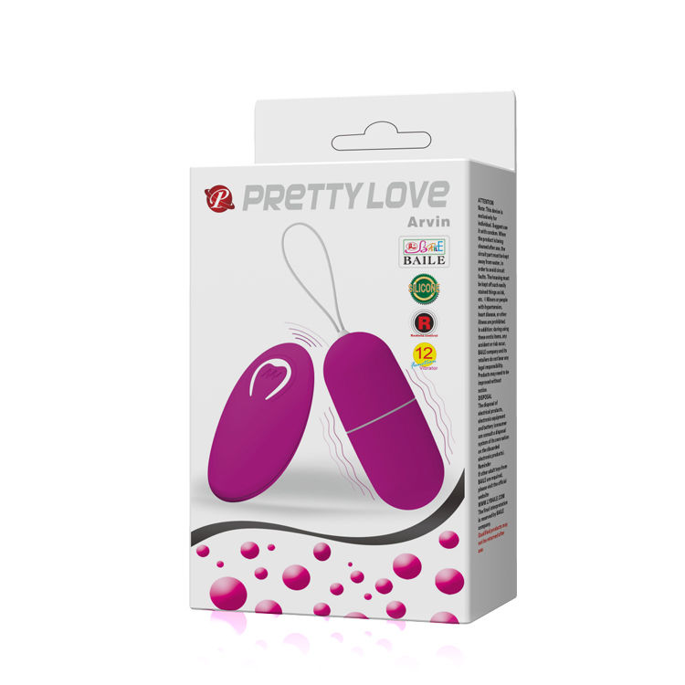 Remote Control-Uovo Vibratore Arvin con Telecomando 12V-Silicone, 12 2 Remote Control-Uovo Vibratore Arvin con Telecomando 12V-Silicone, 12 — PRETTY LOVE · Vibratori (imaginea 2)