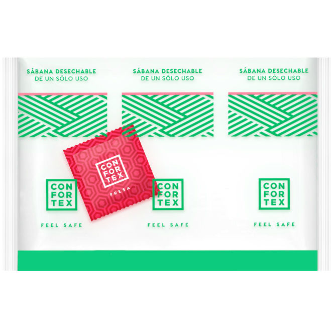 Confortex-Fogli sanitari monouso con sacchetto individuale +