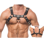Leather Body-Imbracatura di Pelle con Catene III · Accessori BDSM