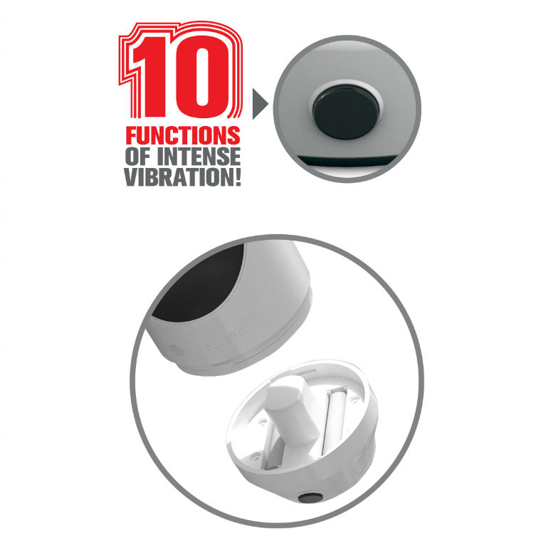 Extreme Toyz-Mega Grip Vagina Masturbatore Vibratore-10 velocità — PIPEDREAMS · Masturbatori (immagine 6)