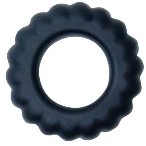 Baile For Him-Titan Cockring Nero 2 cm-Silicone