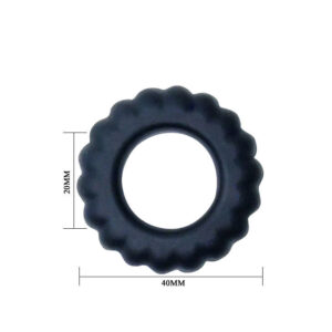 Baile For Him-Titan Cockring Nero 2 cm-Silicone 9 Baile For Him-Titan Cockring Nero 2 cm-Silicone · Anelli & Guaine per pene (imaginea 4)