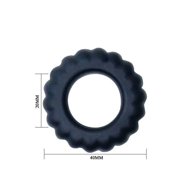 Baile For Him-Titan Cockring Nero 2 cm-Silicone 4 Baile For Him-Titan Cockring Nero 2 cm-Silicone · Anelli & Guaine per pene (imaginea 4)