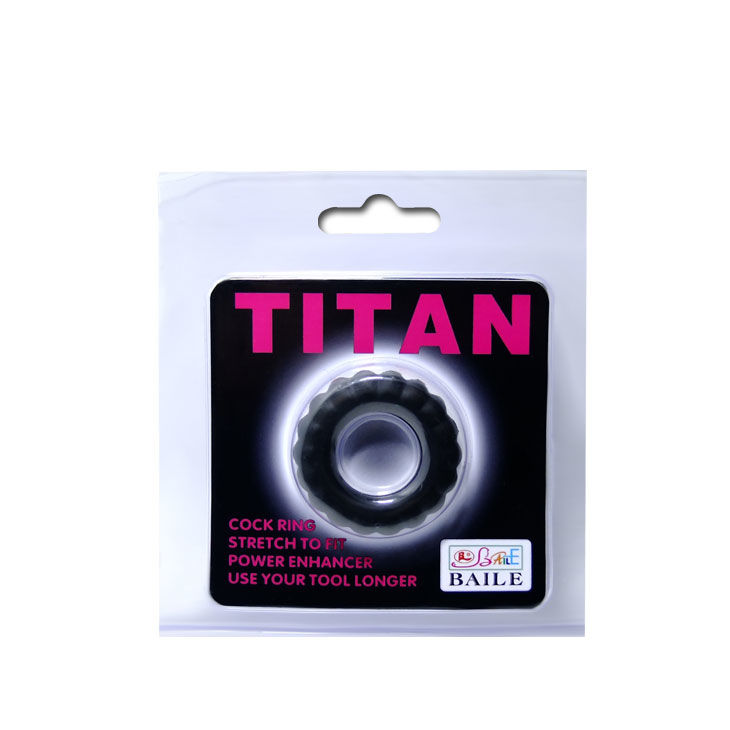 Baile For Him-Titan Cockring Nero 2 cm-Silicone 5 Baile For Him-Titan Cockring Nero 2 cm-Silicone · Anelli & Guaine per pene (imaginea 5)
