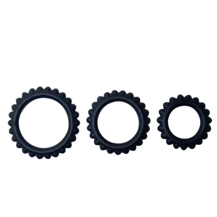 Baile For Him-Titanio Set 3PCS Anello Pene Nero 2.8 + 2.4 + 1.9 cm 5 Baile For Him-Titanio Set 3PCS Anello Pene Nero 2.8 + 2.4 + 1.9 cm · Anelli & Guaine per pene (imaginea 5)