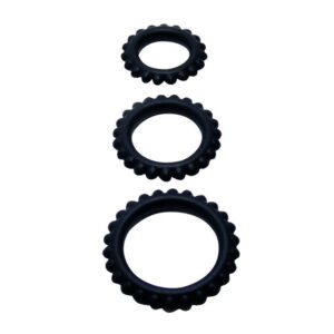 Baile For Him-Titanio Set 3PCS Anello Pene Nero 2.8 + 2.4 + 1.9 cm 9 Baile For Him-Titanio Set 3PCS Anello Pene Nero 2.8 + 2.4 + 1.9 cm · Anelli & Guaine per pene (imaginea 4)