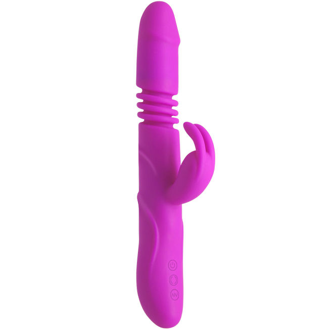 High Tech-Ward Rabbit Up & Down-Silicone, 12 velocità, Ricaricabile