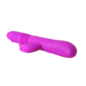 High Tech-Ward Rabbit Up & Down-Silicone, 12 velocità, Ricaricabile — PRETTY LOVE · Vibratori (imaginea 3)