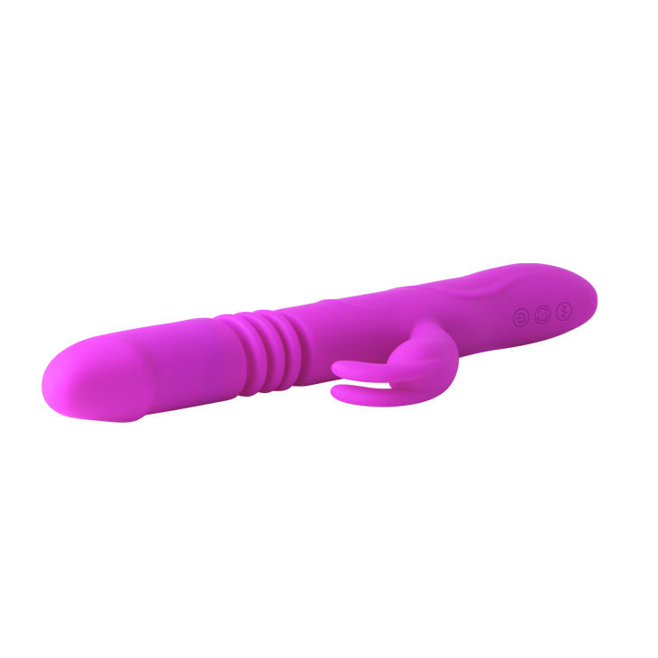 High Tech-Ward Rabbit Up & Down-Silicone, 12 velocità, Ricaricabile — PRETTY LOVE · Vibratori (imaginea 4)