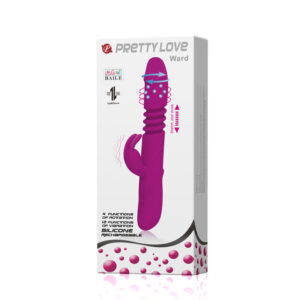 High Tech-Ward Rabbit Up & Down-Silicone, 12 velocità, Ricaricabile — PRETTY LOVE · Vibratori (imaginea 8)