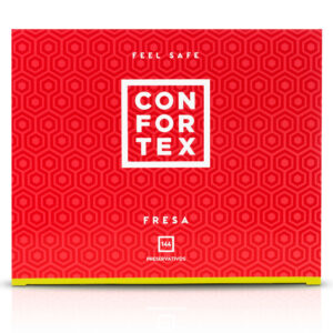 Confortex-Preservativi Fragole 144 Unità-Lattice · Preservativi (imaginea 2)