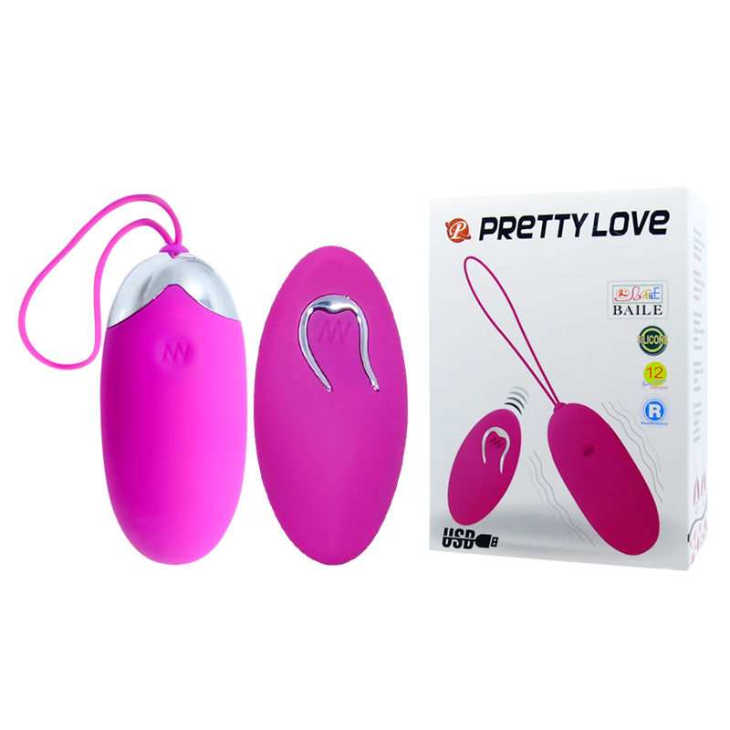 Remote Control-Uovo Berger con Telecomando 12 V-Silicone, 12 velocità — PRETTY LOVE · Vibratori (imaginea 4)