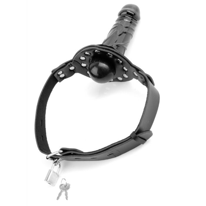 Fetish Fantasy Series-Morso Deluxe con Dildo-Pelle Ecologico 2 Fetish Fantasy Series-Morso Deluxe con Dildo-Pelle Ecologico — PIPEDREAMS · Bondage & Manette (imaginea 2)