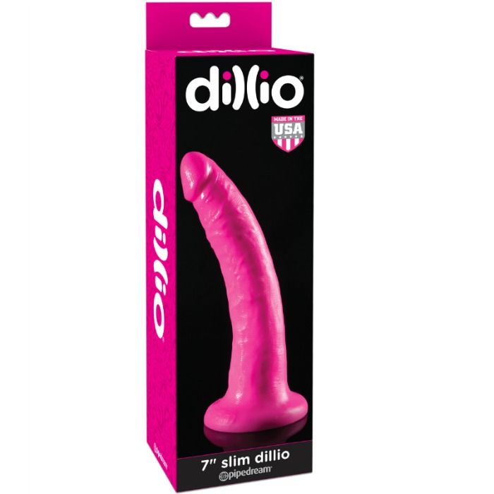 Dillio-Dildo Rosa 17,8 cm con Ventosa — PIPEDREAMS · Dildo & Stimolatori (imaginea 4)