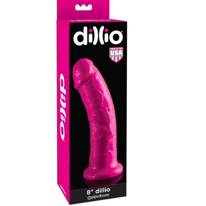 Dillio-Dildo Rosa 20,3 cm con Ventosa — PIPEDREAMS · Dildo & Stimolatori (immagine 4)